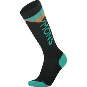 Pánské ponožky Mons Royale Lift Access Sock Velikost ponožek: 42-44 / Barva: černá