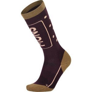 Dámské ponožky Mons Royale Mons Tech Cushion Sock Velikost ponožek: 35-37 / Barva: fialová