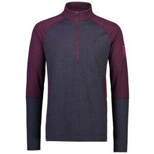 Pánské funkční triko Mons Royale Olympus Half Zip Velikost: M / Barva: zelená/černá