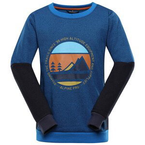 Dětská mikina Alpine Pro Rondo Dětská velikost: 104-110 / Barva: modrá