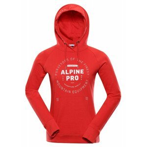 Dámská mikina Alpine Pro Lewa Velikost: XS / Barva: červená