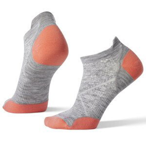 Dámské ponožky Smartwool W Performance Run Zero Cushion Low Ankle Velikost ponožek: 38-41 / Barva: šedá/oranžová