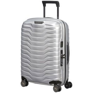 Cestovní kufr Samsonite Proxis Spinner 55 EXP Barva: stříbrná