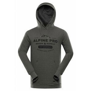Pánská mikina Alpine Pro Lew Velikost: L / Barva: zelená