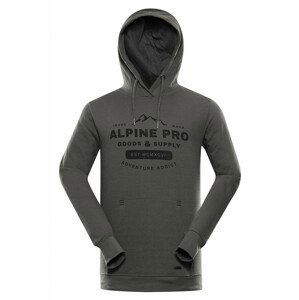 Pánská mikina Alpine Pro Lew Velikost: XL / Barva: zelená