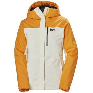 Dámská lyžařská bunda Helly Hansen W Snowplay Jacket Velikost: L / Barva: bílá/oranžová