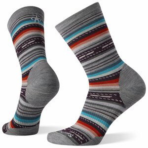 Dámské ponožky Smartwool W Everyday Margarita Crew Velikost ponožek: 34-37 / Barva: šedá