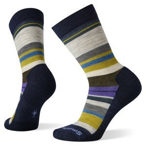 Dámské ponožky Smartwool W Everyday Saturnsphere Crew Velikost ponožek: 38-41 / Barva: modrá/žlutá