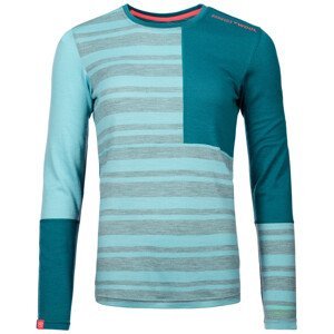 Dámské funkční triko Ortovox W's 185 Rock'N'Wool Long Sleeve Velikost: S / Barva: světle modrá