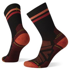 Dámské ponožky Smartwool W Performance Hike Lght Cshn Tb Strp Crw Velikost ponožek: 34-37 / Barva: černá/červená