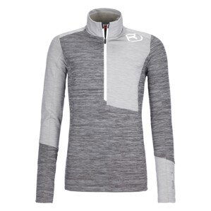 Dámská mikina Ortovox W's Fleece Light Zip Neck Velikost: M / Barva: šedá