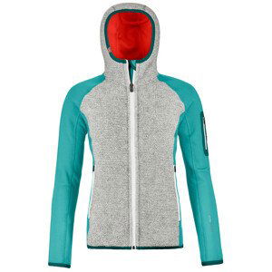 Dámská mikina Ortovox W's Fleece Plus Classic Knit Hoody Velikost: M / Barva: světle modrá