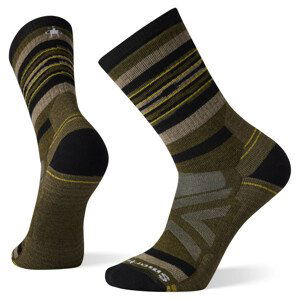 Pánské ponožky Smartwool Performance Hike Full Cshn Rail Strp Crw Velikost ponožek: 38-41 / Barva: zelená