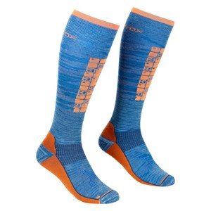 Pánské podkolenky Ortovox Ski Compression Long Socks Velikost ponožek: 39-41 / Barva: modrá