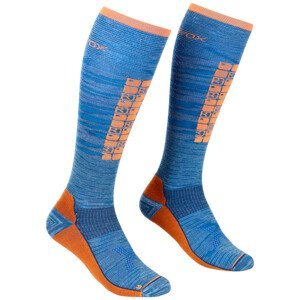 Pánské podkolenky Ortovox Ski Compression Long Socks Velikost ponožek: 39-41 / Barva: šedá