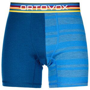Pánské boxerky Ortovox 185 Rock'N'Wool Boxer Velikost: M / Barva: modrá