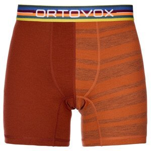 Pánské boxerky Ortovox 185 Rock'N'Wool Boxer Velikost: XL / Barva: oranžová