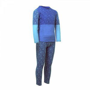Dětské termoprádlo Unuo Merino termo prádlo Sharp Dětská velikost: 134-140 / Barva: modrá
