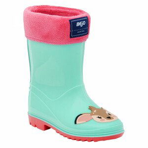 Dětské holínky Bejo Frise Wellies Kids Dětské velikosti bot: 22 / Barva: modrá/růžová