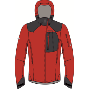 Pánská bunda Direct Alpine Guide 7.0 Velikost: XXL / Barva: červená