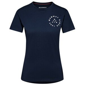 Dámské triko Mammut Seile T-Shirt Women Velikost: S / Barva: modrá