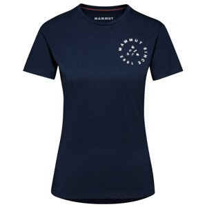 Dámské triko Mammut Seile T-Shirt Women Velikost: M / Barva: modrá