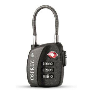 Zámek Osprey Tsa 3 Dial Cable Lock Barva: černá