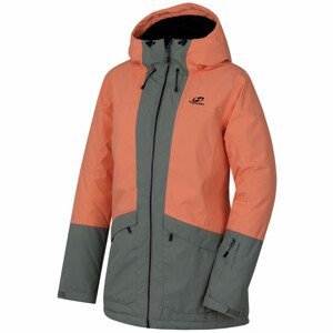 Dámská lyžařská bunda Hannah Malika Velikost: S / Barva: šedá/oranžová