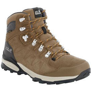 Dámské boty Jack Wolfskin Refugio Texapore Mid W Velikost bot (EU): 42 / Barva: hnědá