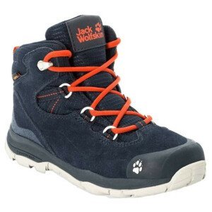Dětské boty Jack Wolfskin Mtn Attack 3 Lt Texapore Mid K Dětské velikosti bot: 33 / Barva: tmavě modrá