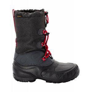 Dětské zimní boty Jack Wolfskin Iceland Texapore High K Dětské velikosti bot: 37 / Barva: černá