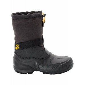 Dětské zimní boty Jack Wolfskin Iceland High K Dětská velikost bot (EU): 30 / Barva: černá