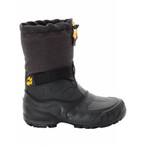Dětské zimní boty Jack Wolfskin Iceland High K Velikost bot (EU): 36 / Barva: černá