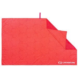 Rychleschnoucí osuška LifeVenture Printed SoftFibre Trek Towel Barva: korálová