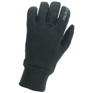 Rukavice SealSkinz Windproof All Weather Knitted Glove Velikost rukavic: L / Barva: černá