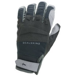 Nepromokavé rukavice SealSkinz Waterproof All Weather MTB Glove Velikost rukavic: S / Barva: černá/šedá