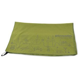 Ručník Pinguin Micro Towel XL 75x150 Map Barva: zelená