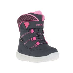 Dětské zimní boty Kamik Stance 2 Velikost bot (EU): 28-29 / Barva: modrá/růžová