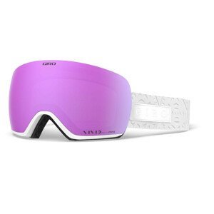 Dámské lyžařské brýle Giro Lusi White Flake Vivid Pink/Vivid Infrared Barva obrouček: bílá