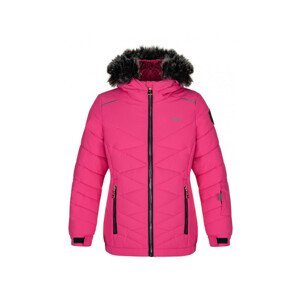 Dětská lyžařská bunda Loap Oksa Dětská velikost: 128 / Barva: růžová