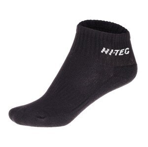 Dětské ponožky Hi-Tec Quarro Pack Jr Velikost ponožek: 33-35 / Barva: černá