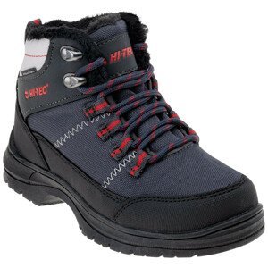Dětské zimní boty Hi-Tec Lusari Mid Wp Jr Velikost bot (EU): 32 / Barva: černá/šedá