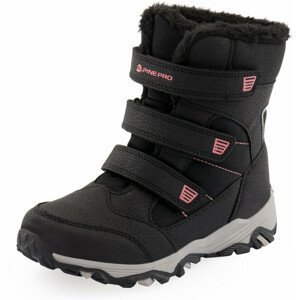 Dětské sněhule Alpine Pro Colono Velikost bot (EU): 31 / Barva: černá/růžová