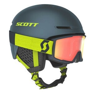 Lyžařská přilba Scott Helmet Track + brýle Factor Velikost helmy: 59-61 cm / Barva: šedá/zelená