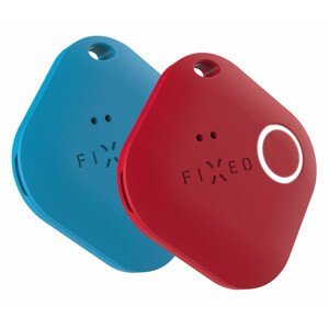 Klíčenka FIXED Smart Tracker Smile Pro - Duo Pack Barva: modrá/červená