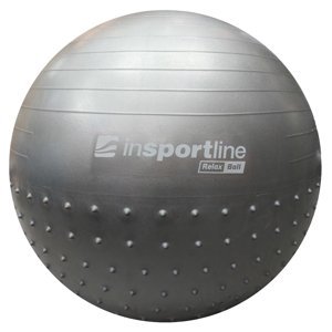 Gymnastický míč inSPORTline Relax Ball 75 cm  šedá