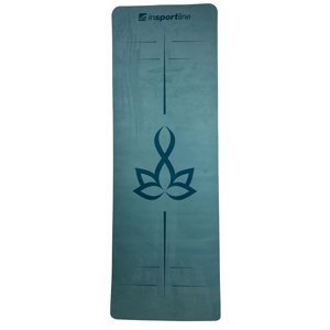 Jóga podložka inSPORTline Padvana 183x61x0,4 cm  modrá