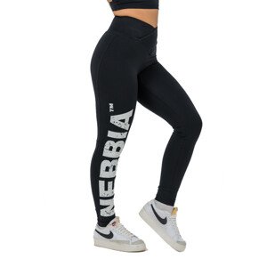 Fitness legíny s vysokým pasem Nebbia GLUTE CHECK 613  XS  Black