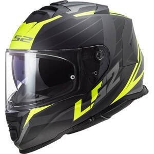 Moto helma LS2 FF800 Storm II Nerve Matt H-V Yellow  L (59-60)
