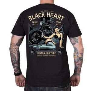 Triko BLACK HEART Ava  černá  3XL